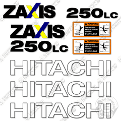 Fits Hitachi ZX250LC-5 Decal Kit ZAxis Excavator