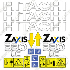 Fits Hitachi ZX330LC-1 Decal Kit Excavator