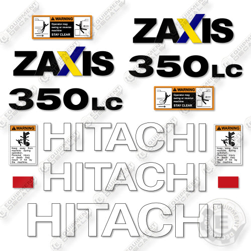 Fits Hitachi ZX350LC-5N Decal Kit Excavator