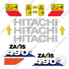 Fits Hitachi 490H Decal Kit Z-Axis Excavator