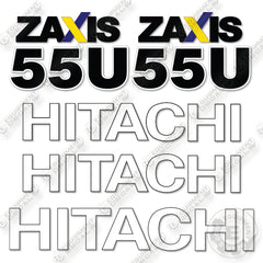 Fits Hitachi ZX55U-5 Decal Kit Mini Excavator