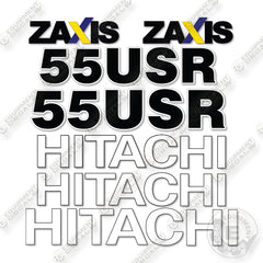 Fits Hitachi ZX55USR Decal Kit Mini Excavator