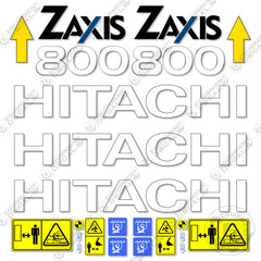 Fits Hitachi ZX800 Decal Kit Excavator