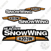 Image of Fits HLA Snow Wing 4203W Decal Kit Plow