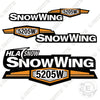 Image of Fits HLA Snow Wing 5205W Decal Kit Plow