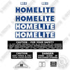 Image of Fits Homelite RE-5 Decal Kit Riding Mower