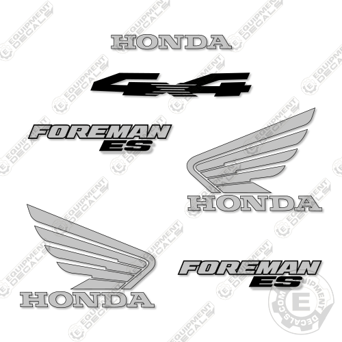 Fits Honda Foremen ES Decal Kit ATV - 3M Reflective Vinyl