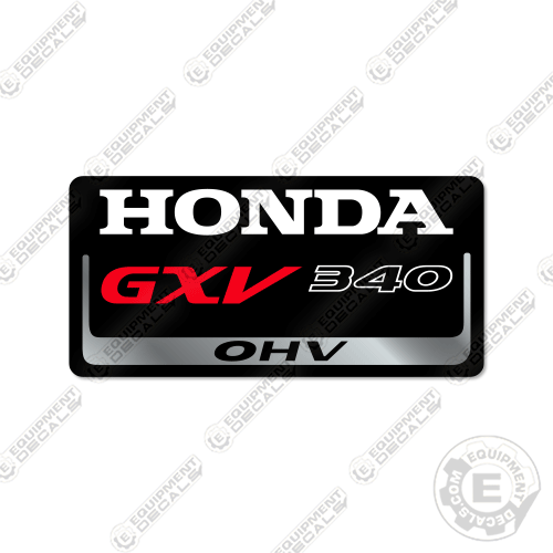 Fits Honda GXV 340 Decal For Engine Cover