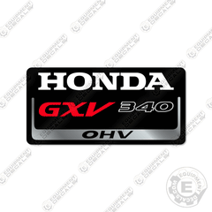 Fits Honda GXV 340 Decal For Engine Cover