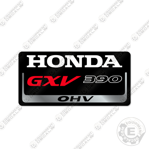Fits Honda GXV 390 Decal For Engine Cover
