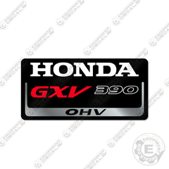 Fits Honda GXV 390 Decal For Engine Cover