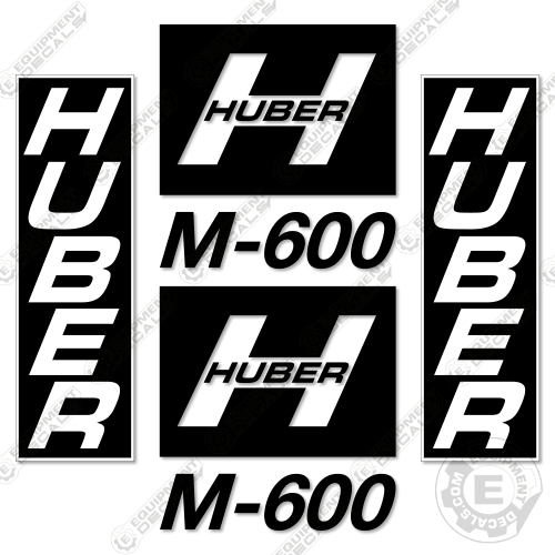 Fits Huber M600 Decal Kit Motor Grader