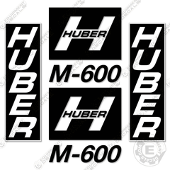 Fits Huber M600 Decal Kit Motor Grader