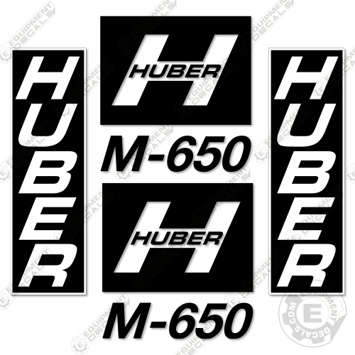 Fits Huber M650 Decal Kit Motor Grader