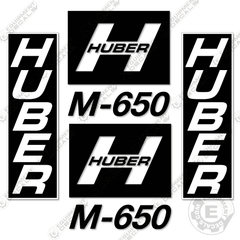 Fits Huber M650 Decal Kit Motor Grader