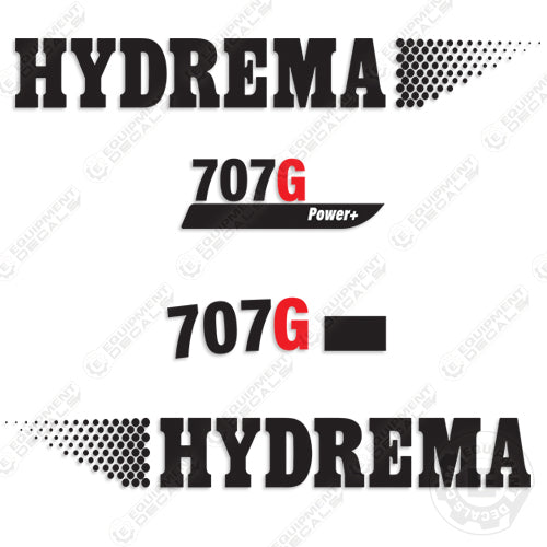 Hydrema 707G Decal Kit Dump Truck