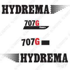 Hydrema 707G Decal Kit Dump Truck