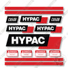 Image of Hypac C850B Decal Kit Smooth Drum Vibratory Roller - Aftermarket Kit
