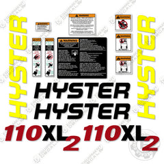 Fits Hyster 110 XL2 Decal Kit Forklift