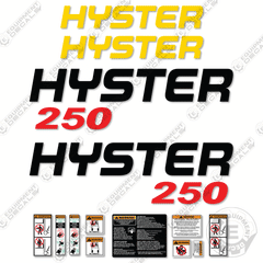 Fits Hyster 250 Decal Kit Forklift