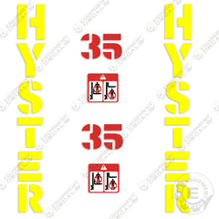 Fits Hyster 35 (Older Style) Decal Kit Forklift