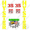 Image of Fits Hyster 35 (Older Style) Decal Kit Forklift