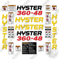 Hyster 360-48 Decal Kit Forklift -Aftermarket Kit