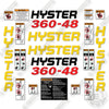 Image of Hyster 360-48 Decal Kit Forklift -Aftermarket Kit