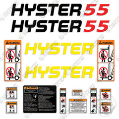 Hyster 55XM Decal Kit Forklift