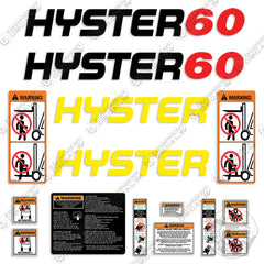 Hyster 60XM Decal Kit Forklift