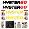 Image of Hyster 60XM Decal Kit Forklift