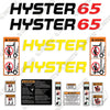 Image of Hyster 65XM Decal Kit Forklift