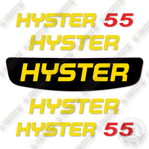 Fits Hyster E55XN Decal Kit Forklift