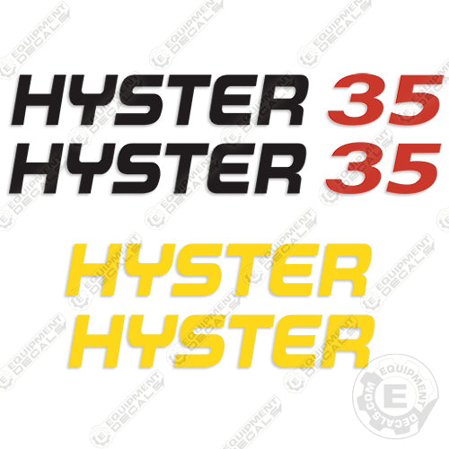 Fits Hyster 60 Decal Kit Equipment Decals Forklift - 7 YEAR 3M VINYL Fits Hyster 60 Decal Kit Equipment Decals Forklift - 7 YEAR 3M VINYL
