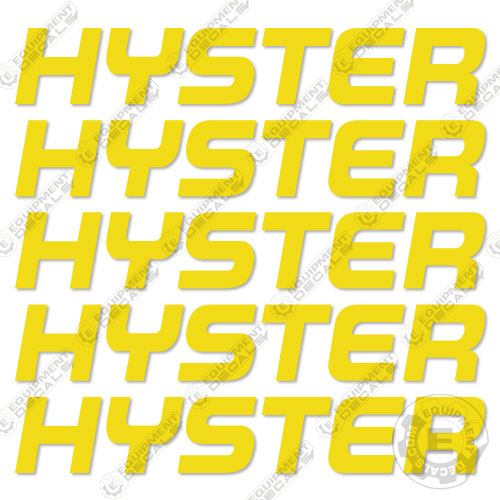 Decal Kit For Hyster 60 Forklift – 7-Year 3M Vinyl, Aftermarket