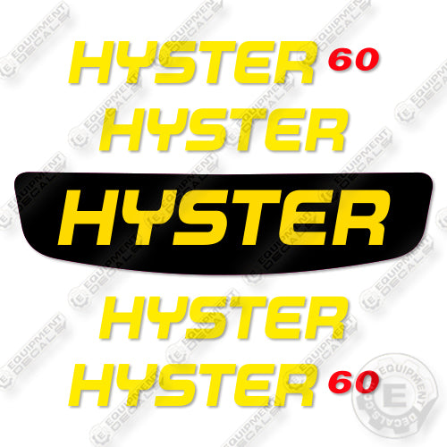 Fits Hyster E60XN-33 Decal Kit Forklift