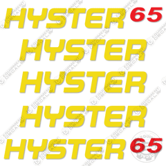 Fits Hyster E650XN-40 Decal Kit Forklift (NO WARNINGS)