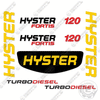 Image of Fits Hyster H120FTS Decal Kit Forklift (NO WARNINGS)