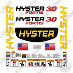 Hyster H30FT Decal Kit Forklift -Aftermarket Kit
