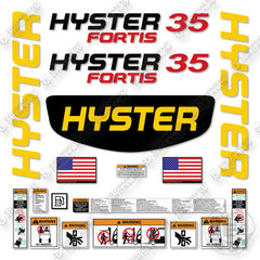 Hyster H35FT Decal Kit Forklift -Aftermarket Kit