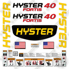 Hyster H40FT Decal Kit Forklift -Aftermarket Kit