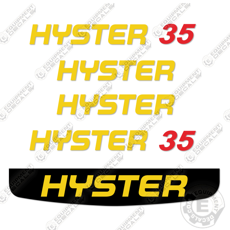 Fits Hyster J35XNT Decal Kit Forklift