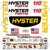 Image of Hyster S110FT Decal Kit Forklift -Aftermarket Kit
