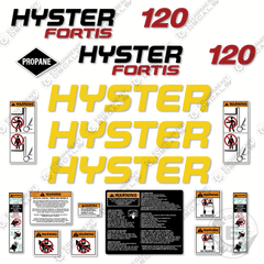Fits Hyster S120FTS Decal Kit Forklift