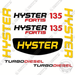 Fits Hyster S135FT Fortis Decal Kit Forklift