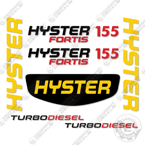 Fits Hyster S155FT Fortis Decal Kit Forklift