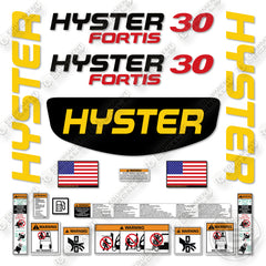 Hyster S30FT Decal Kit Forklift -Aftermarket Kit