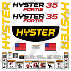 Hyster S35FT Decal Kit Forklift -Aftermarket Kit