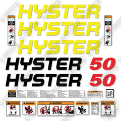 Fits Hyster S50XM Decal Kit Forklift