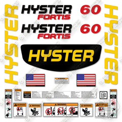 Hyster S60FT Decal Kit Forklift -Aftermarket Kit